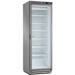 Armoire cong&eacute;lateur statique, vitr&eacute;e, 400 litres. acier inox - Diamond - NFT402-R2X/G