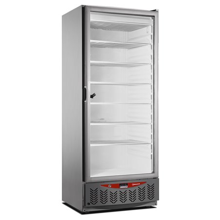 Cong&eacute;lateur statique, vitr&eacute;e, 525 litres, GN2/1+600x400, inox - Diamond - NFT55/X-R2G