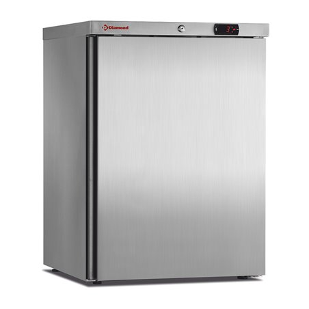 Frigo ventil&eacute;, 150 litres. acier inox - Diamond - PFV202-R6X