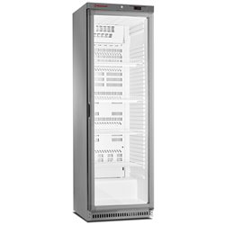 Armoire frigorifique, vitr&eacute;e, ventil&eacute;e, 400 Lit. acier inox - Diamond - PFV402-R6X/G
