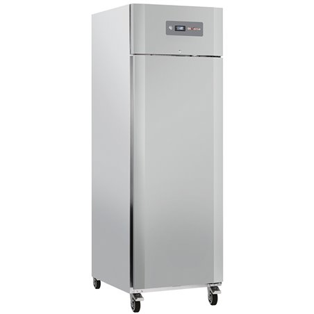 Armoire frigorifique ventil&eacute;e 600 Lit. 1 porte GN 2/1, sur roues, 2 avec freins - Diamond - WR-GN06-1N