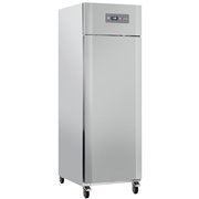 Armoire frigorifique ventil&eacute;e 600 Lit. 1 porte GN 2/1, sur roues, 2 avec freins - Diamond - WR-GN06-1N