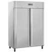 Armoire frigorifique ventil&eacute;e 1200 Lit. 2 portes GN 2/1, sur roues, 2 avec freins - Diamond - WR-GN12-2N