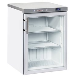 Cong&eacute;lateur statique, porte vitr&eacute;e, 200 litres - Blanc - Diamond - WR-NG21-LV