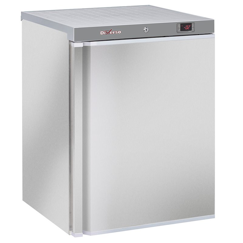 Cong&eacute;lateur statique, 200 litres. acier inox - Diamond - WR-NS20-XN