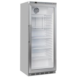 Armoire frigorifique GN 2/1, porte vitr&eacute;e, ventil&eacute;e, 600 Lit. acier inox - Diamond - WR-PG61-XG