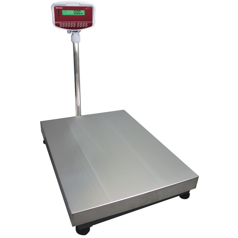 Bascule &eacute;lectronique inox avec colonne, 300Kg x 20g - Diamond - BSC/300-20