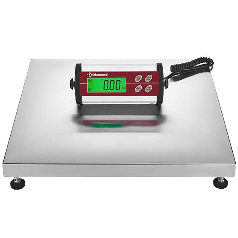 Bascule &eacute;lectronique inox, 150Kg x 50g - Diamond - BSC5/150-5