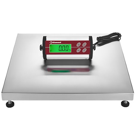 Bascule &eacute;lectronique inox, 75Kg x 20g - Diamond - BSC5/75-20