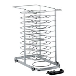 Chargeur amovible sur roulettes, pour 23 assiettes (&oslash; 300 mm), four 10x GN 1/1 (espace 85 mm) - Diamond - AC/A10-2385-X