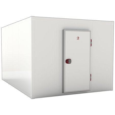 Chambre combi ISO 100, dim. int. 2830 x 1430 & 2830 x 1230 xh 2230  mm  (9,02 + 7,76 m&sup3;) - Diamond - C1810/XBF-COMBI