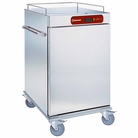 Chariot de maintien &agrave; temp&eacute;rature pour repas, 10 GN 2/1 - Diamond - CCE10-DG