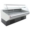 Comptoir ventil&eacute;, avec r&eacute;serve, vitre bomb&eacute;e - Frontal BLANC - Diamond - CMN11-V3