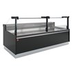 Comptoir ventil&eacute;, avec r&eacute;serve, vitre verticale 90&deg; avec relevage &agrave; piston - FULL BLACK - Diamond - DPT32-V5
