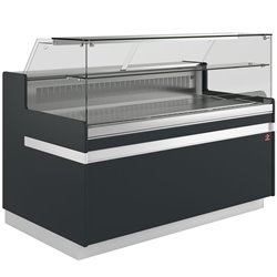 Comptoir vitrine r&eacute;frig&eacute;r&eacute; EN & GN, vitre basse, ventil&eacute;, sans r&eacute;serve - Diamond - VB17XA1-SHR