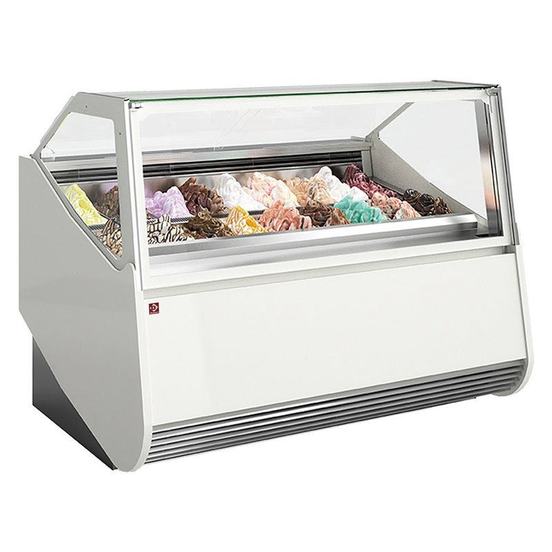 Comptoir &agrave; cr&egrave;me glac&eacute;e 24 bacs inox (360x165) - Diamond - MONT21-V3