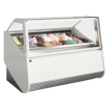 Comptoir &agrave; cr&egrave;me glac&eacute;e 24 bacs inox (360x165) - Diamond - MONT21-V3
