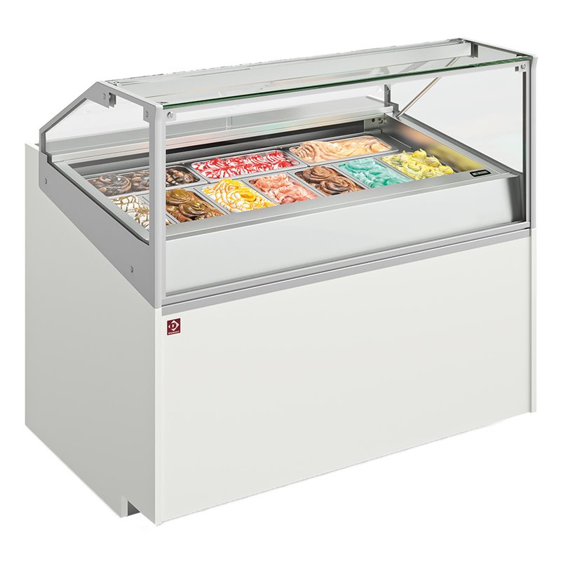 Comptoir &agrave; cr&egrave;me glac&eacute;e 13 bacs inox (360x165) - Diamond - TORO17-V11