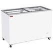 Conservateur bahut, 410 litres, couvercles coulissants sur roulettes - Diamond - GVL41-G4