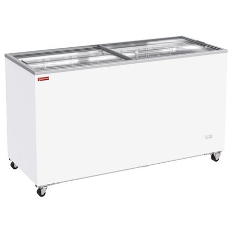 Conservateur bahut, 503 litres, couvercles coulissants sur roulettes - Diamond - GVL51-G5