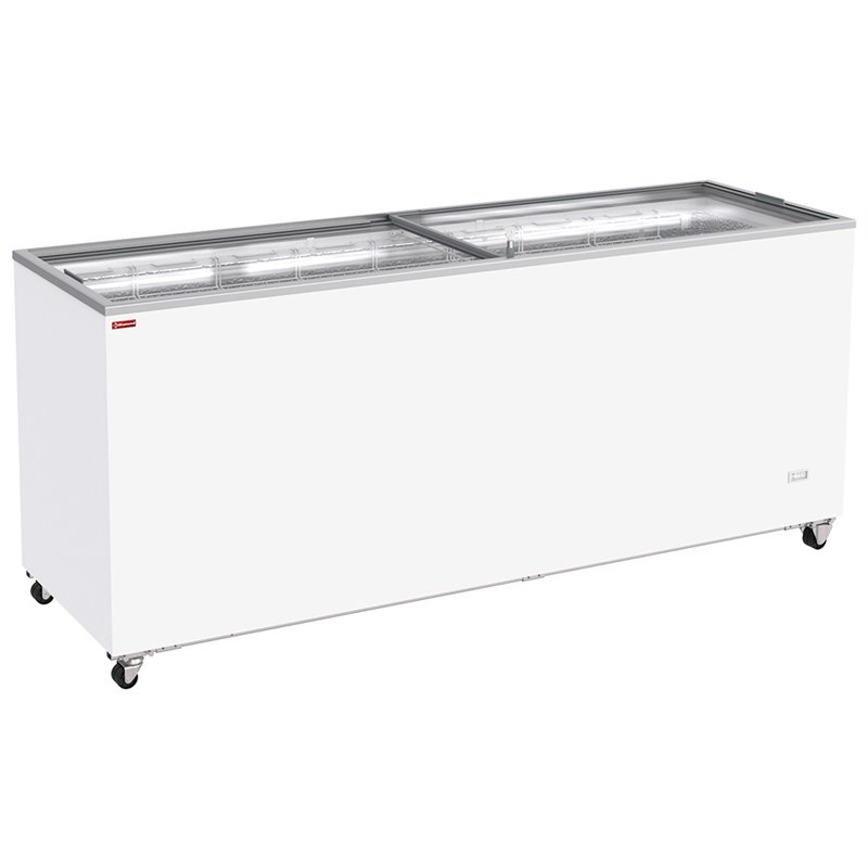 Conservateur bahut, 672 litres, couvercles coulissants sur roulettes - Diamond - GVL69-G6