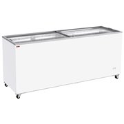 Conservateur bahut, 672 litres, couvercles coulissants sur roulettes - Diamond - GVL69-G6