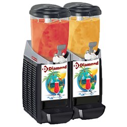 Machine/distributeur granita, 2x 5,5 litres - Diamond - CAR/2-R2