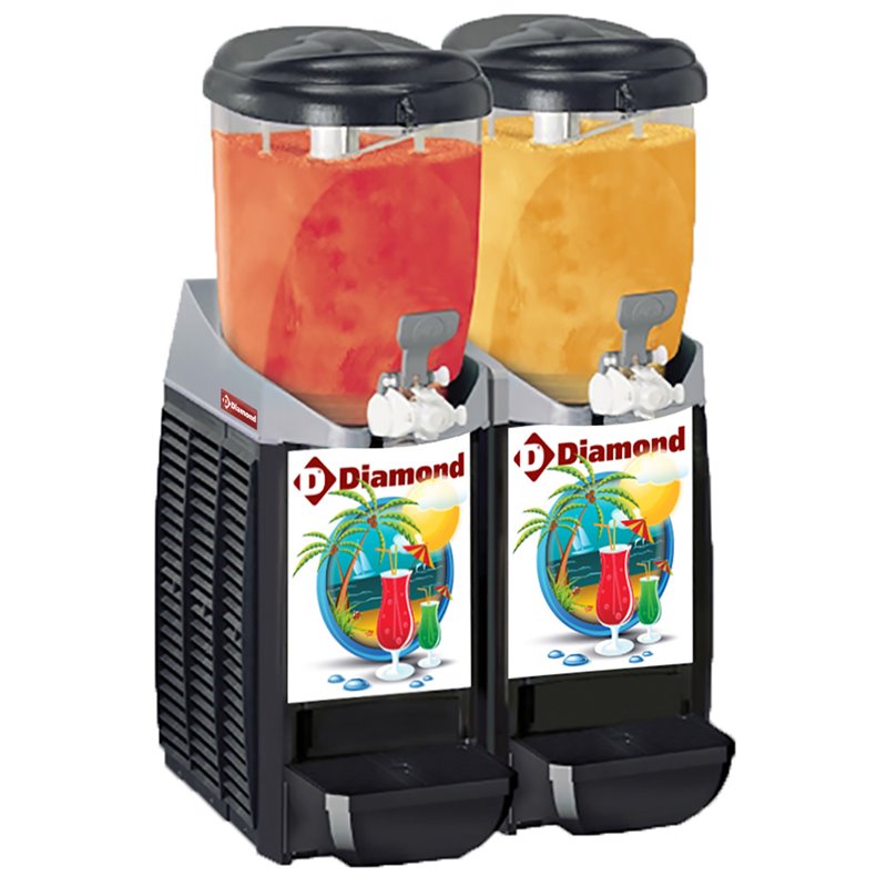 Machine/distributeur granita, 2x 5,5 litres - Diamond - CAR/2-R2