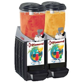Machine/distributeur granita, 2x 5,5 litres - Diamond - CAR/2-R2