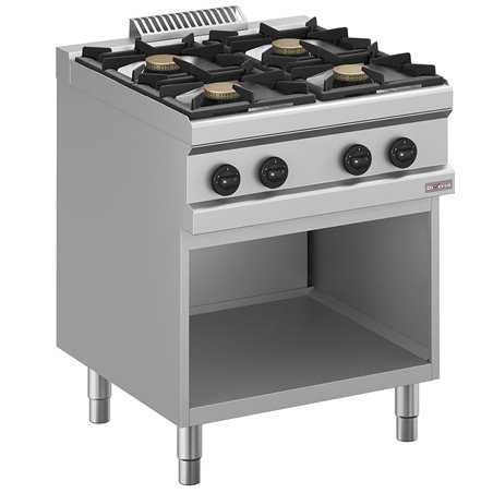 Fourneau gaz 4 feux, sur armoire ouverte - Diamond - WR-G4BA-A1