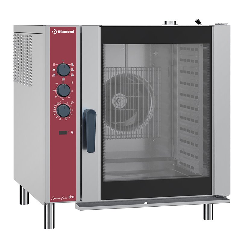 Four &eacute;lectrique &agrave; convection 10x GN 1/1, humidificateur automatique - Diamond - CFE101/N-230V/3