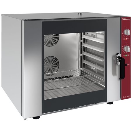 Four &eacute;lectrique &agrave; convection 6x GN 1/1 + humidificateur manuel - Diamond - CGE611-BQ