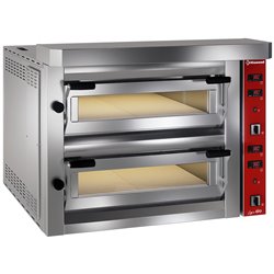Four &eacute;lectrique &agrave; pizzas, 2x 4 pizzas - Diamond - LFD-08