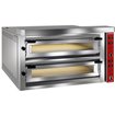 Four &eacute;lectrique &agrave; pizzas "extra large", 2x 9 pizzas 350mm - FULL pierre r&eacute;fractaire  - Diamond - LFD-18L-LX