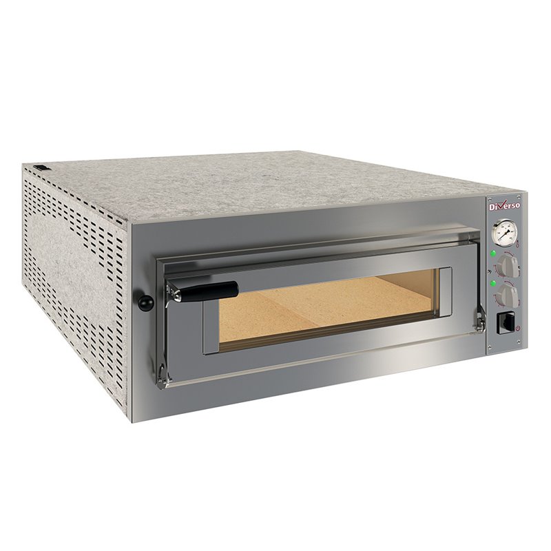 Four &eacute;lectrique 6 pizzas diam. 350mm, 1 chambre - Diamond - WR-FS06-MU