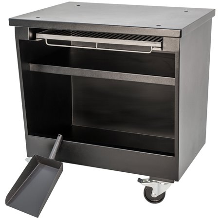 Soubassement sur roues avec rangement charbon - Diamond - BRC/60-N