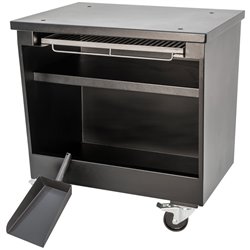 Soubassement sur roues avec rangement charbon - Diamond - BRC/75-N