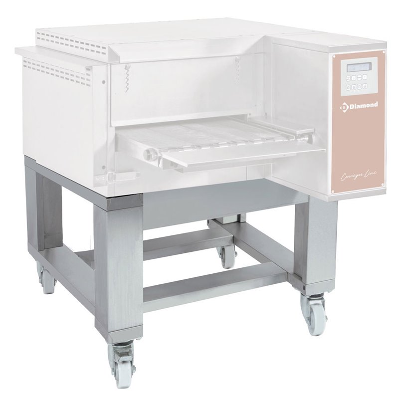 pi&egrave;tement en acier inox sur roues pivotantes (avec freins) pour FTEV40/58-N - Diamond - SFTEV40/58-N