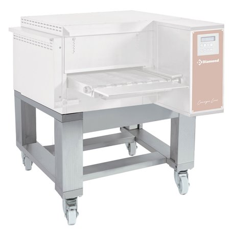 pi&egrave;tement en acier inox sur roues pivotantes (avec freins) pour FTEV40/58-N - Diamond - SFTEV40/58-N