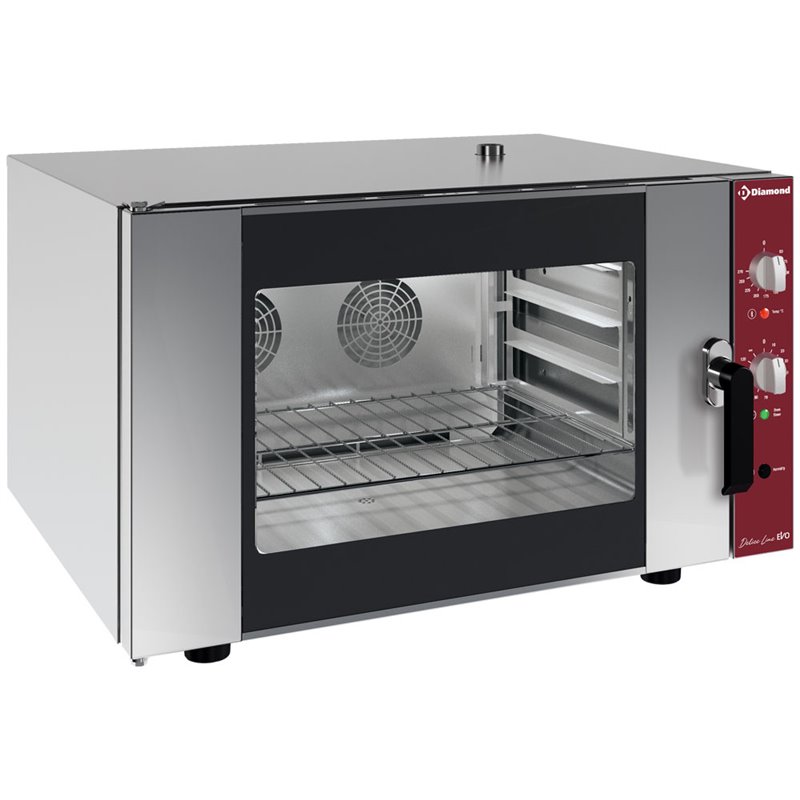 Four &eacute;lectrique &agrave; convection 4x 600x400 mm + humidificateur manuel - Diamond - CPE644-F-230/1-