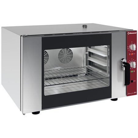 Four &eacute;lectrique &agrave; convection 4x 600x400 mm + humidificateur manuel - Diamond - CPE644-F-230/1-