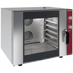 Four &eacute;lectrique &agrave; convection , 6x 600x400 mm + humidificateur manuel - Diamond - CPE664-BG
