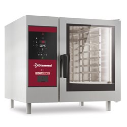 Four &eacute;lectrique vapeur directe et convection, 6x GN 1/1+Cleaning - Diamond - SDE/06S