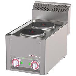 Cuisini&egrave;re &eacute;lectrique 2 plaques, -Top- - Diamond - WR-E2PT-02