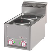 Cuisini&egrave;re &eacute;lectrique 2 plaques, -Top- - Diamond - WR-E2PT-02