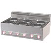 Cuisini&egrave;re &eacute;lectrique 6 plaques, -Top- - Diamond - WR-E6PT-19