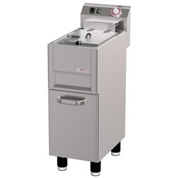 Friteuse &eacute;lectrique 13 litres sur meuble, avec vidange - Diamond - WR-EF13-28