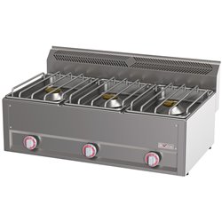 Cuisini&egrave;re 3 feux 8 Kw surpuissants -Top- - Diamond - WR-G3FT-15