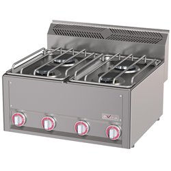 Cuisini&egrave;re 4 feux gaz, -Top- - Diamond - WR-G4FT-16
