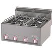 Cuisini&egrave;re 4 feux gaz, -Top- - Diamond - WR-G4FT-16